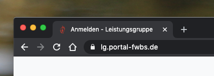 HTTPS und Webadresse in der Browserleiste von Google Chrome